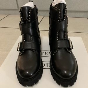 Steve Madden Womens Harbor Boots, Black Size 6.